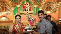 Ganeshotsav: Raveena Tandon Visits Shrimant Bhausaheb Rangari Ganpati Mandal