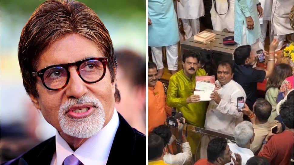 Amitabh Bachchan Donates Rs 11 Lakh To Lalbaugcha Raja