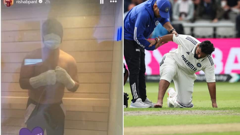 वसूली यात्रा के बीच में ऋषभ पंत क्रायोथेरेपी सेल्फी वायरल हो जाती है