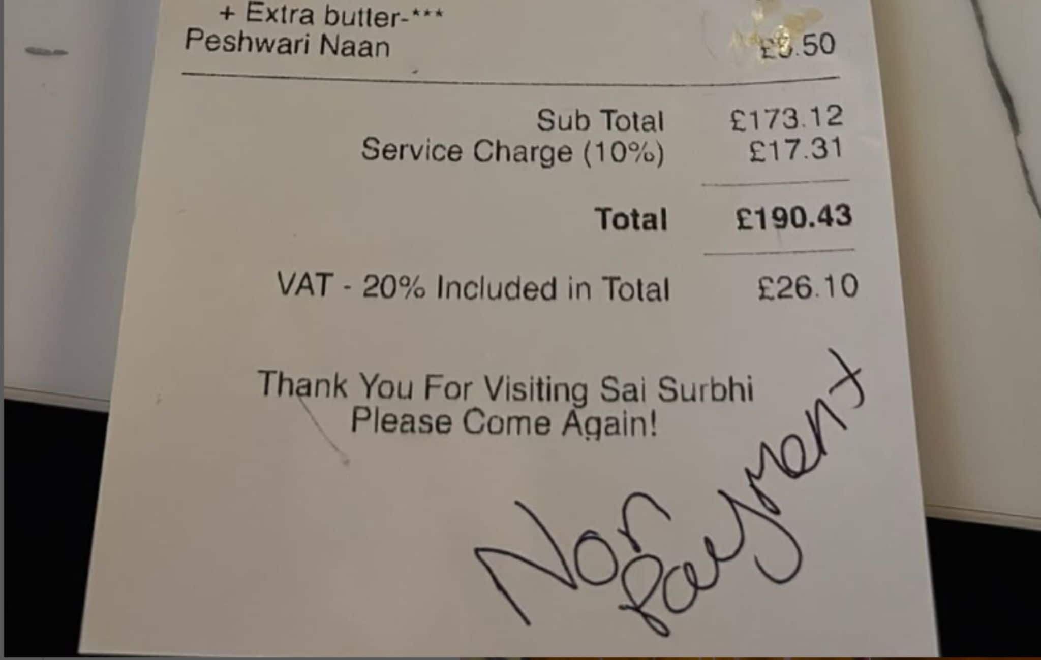 Rupees 23,000 Feast, Zero Payment: UK Families Spark Outrage At Indian Eatery