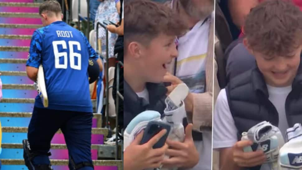 जो रूट का चलती इशारा: सदी के बाद युवा प्रशंसकों के लिए उपहारों के उपहार, वीडियो वायरल हो जाता है – देखो