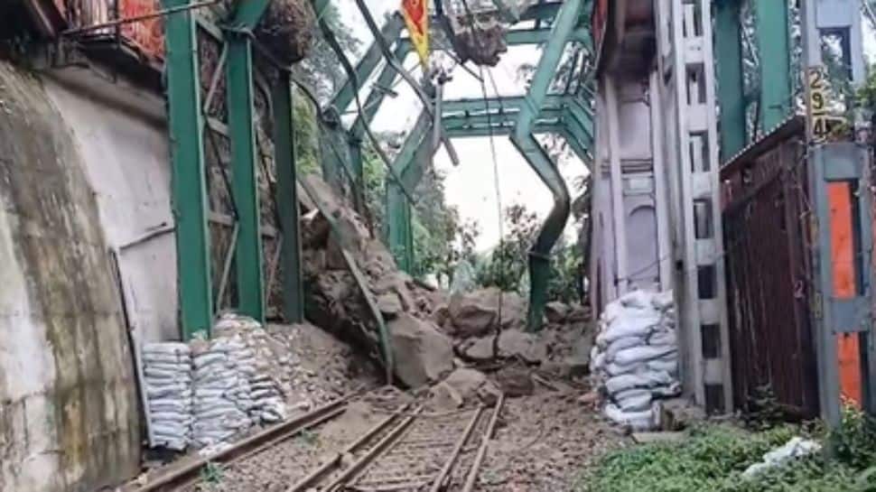 Uttarakhand: Massive Landslide Near Kali Mata Temple Disrupts Train Services In Haridwar