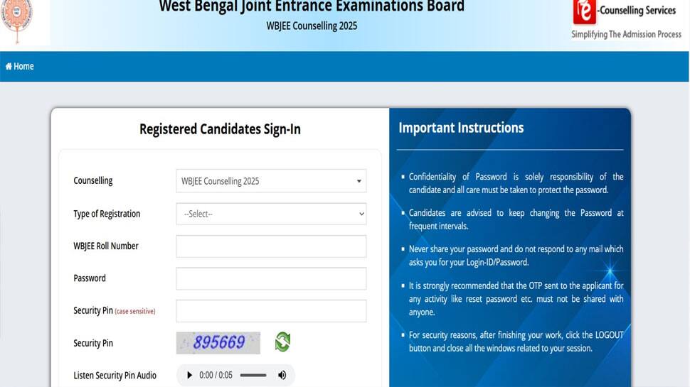 WBJEE Round 2 Seat Allotment Result 2025 Released At wbjeeb.nic.in- Check Direct Link, Steps To Download Here