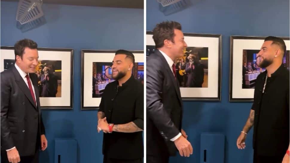 Karan Aujla Grooves With Jimmy Fallon In 'Gabru,' Teaches Him Bhangra Moves