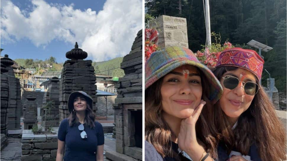 Mrunal Thakur – Jageshwar Dham Temple
