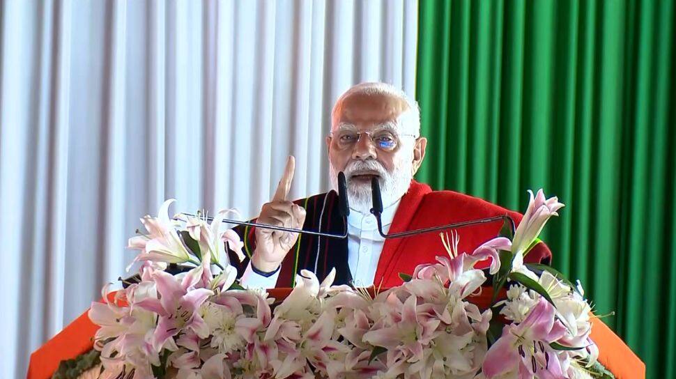 `I Am With You, Move On Path Of Peace To Secure Your Children’s Future`: PM Modi In Manipur