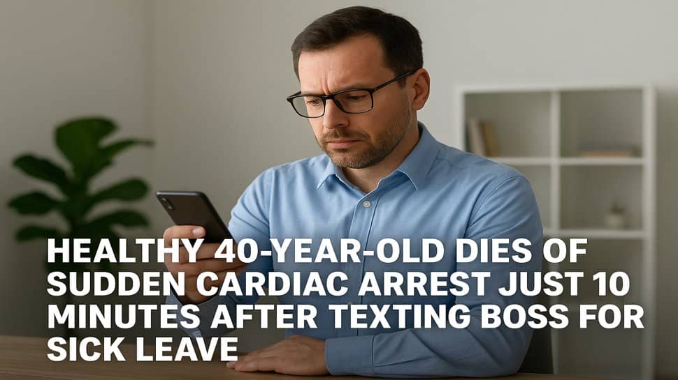 Tragedy Strikes: 40-Year-Old ‘Healthy’ Worker Dies From Sudden Cardiac Arrest 10 Minutes After Sick Leave Message