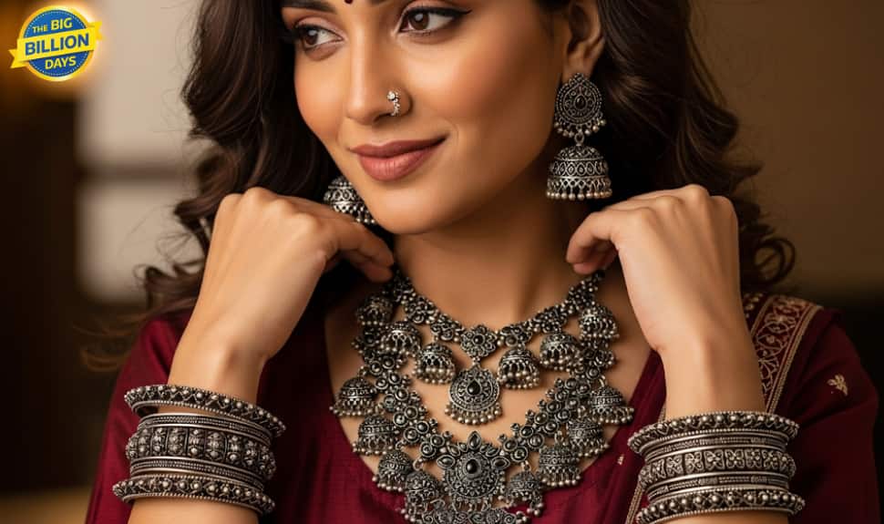 Flipkart Big Billion Days Start 23rd Sept: Shop Oxidised Jewellery Sets Now