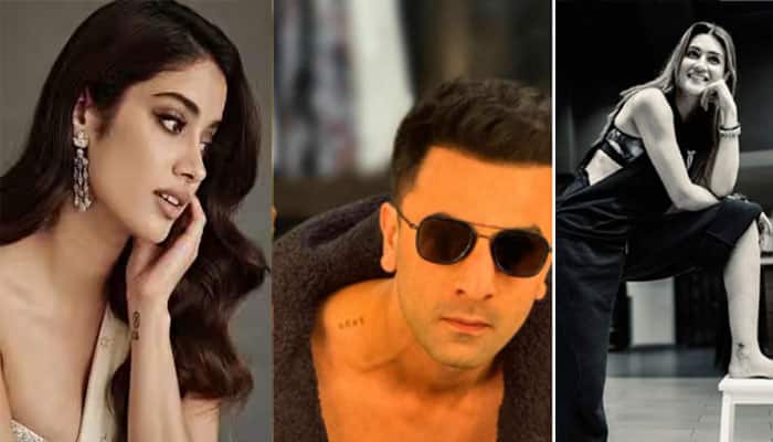 7 Sensational Bollywood Stars Who Flaunt Sassy Tattoos: Ranbir Kapoor, Kriti Sanon To Janhvi Kapoor - In Pics