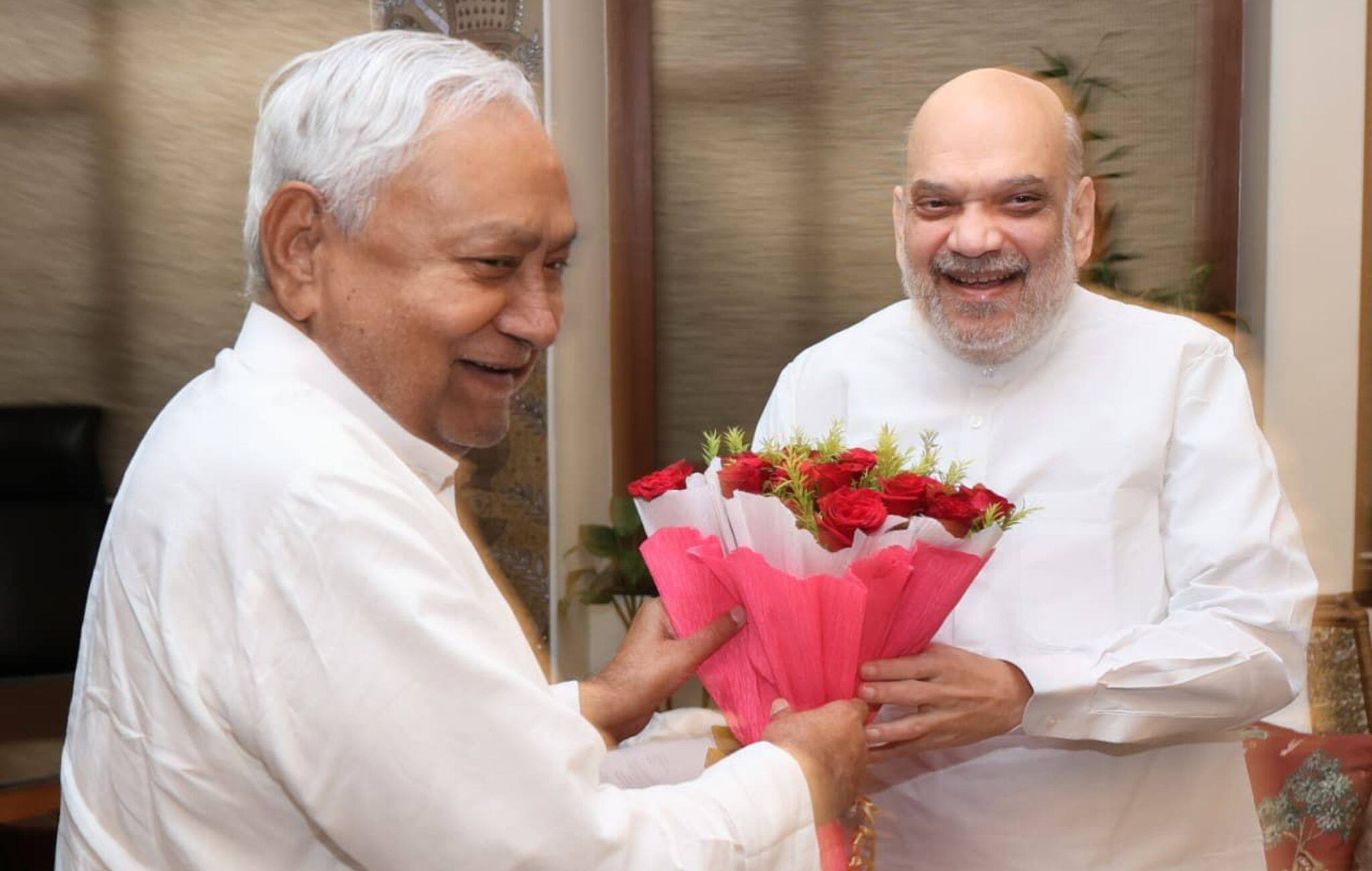 Bihar Politics In Focus: Nitish Kumar, Amit Shah Hold Private Talks In Patna