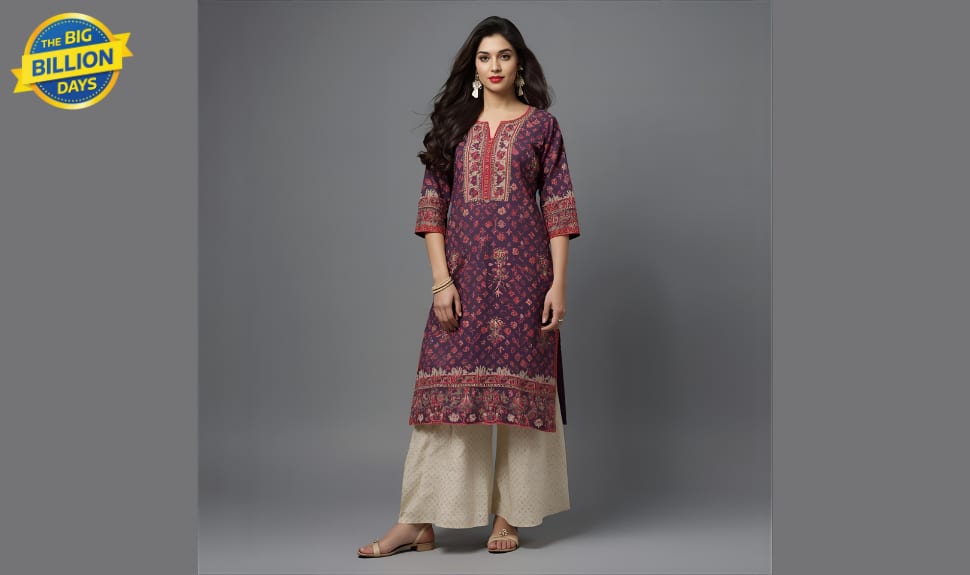 Flipkart Big Billion Days Sale: 4 Women's Kurtis to Elevate Your Festive Look