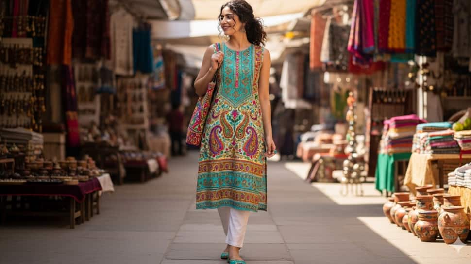 Elegant Sleeveless Kurtas For Women On Amazon