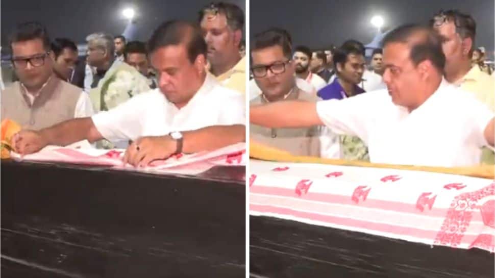 Zubeen Garg’s Mortal Remains Brought To Delhi; Assam CM Himanta Biswa Sarma Pays Tribute