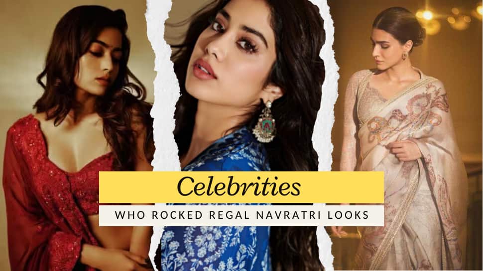 Celebrities Who Rocked Red & Regal Navratri Looks
