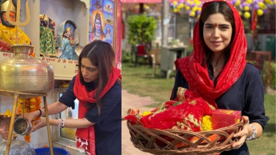 Navratri 2025: Bhumi Pednekar Seeks Maa Kali’s Blessings At Jammu’s Bawe Wali Mata - WATCH