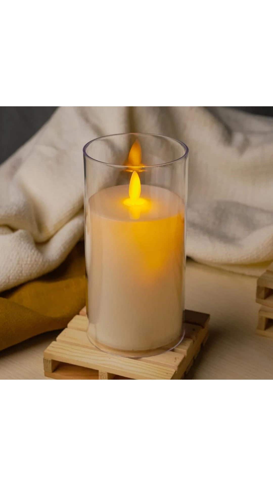 Chronos Moving Flame Candle