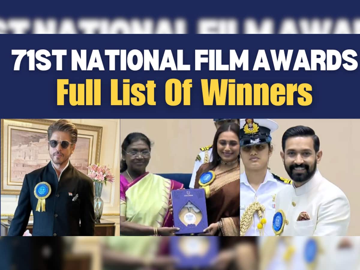 71st National Film Awards: Shah Rukh Khan, Mohanlal Rani Mukerji, Vikrant Massey Win Top Honours - Check Full List Of Winners