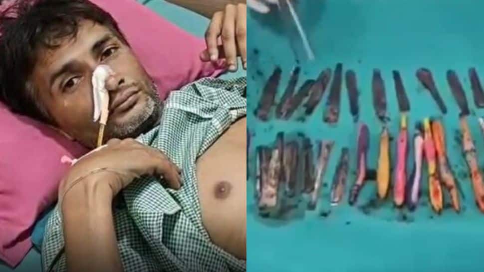 Addiction In De-Addiction Center: Ghaziabad Man On Rehabilitation Swallows 29 Spoons,19 Toothbrushes In Bizarre Incident