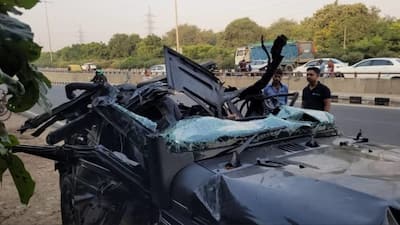 Gurugram Highway Accident: 5 Dead, 1 Injured As Overspeeding Thar Hits ...