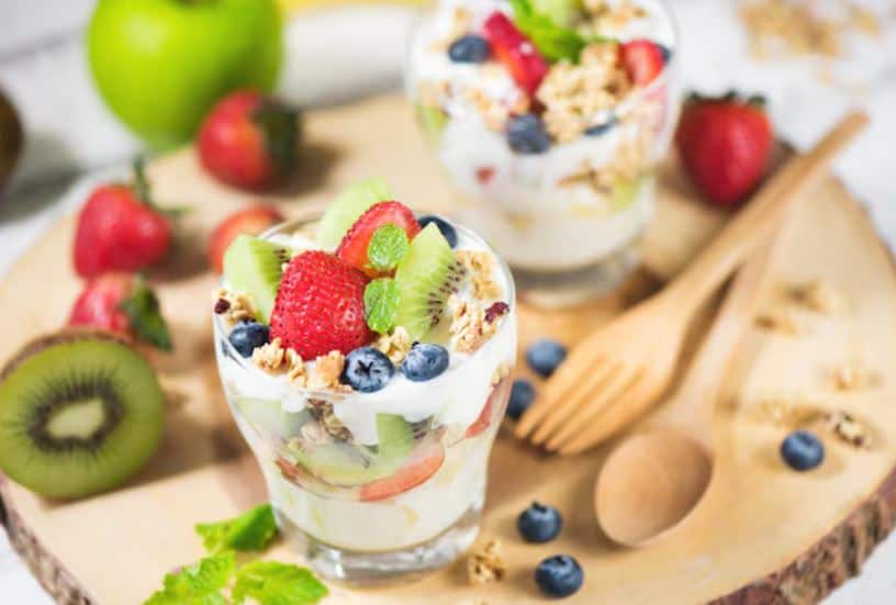Fruit Yogurt Bowl Navratri 2025, Happy Navratri 2025, Navratri 2025 food, easy Navratri office recipes, Navratri fast