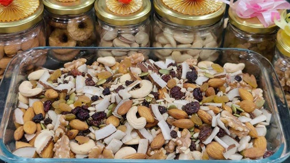 Fruit & Nut Mix Navratri 2025, Happy Navratri 2025, Navratri 2025 food, easy Navratri office recipes, Navratri fast