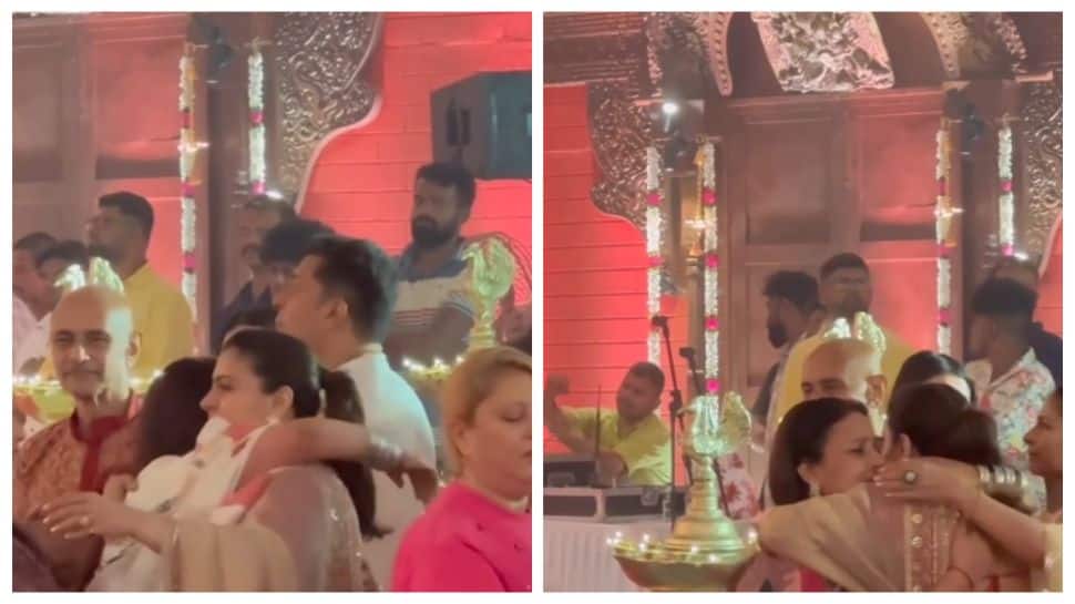 Rani, Kajol &amp; Ayan Mukerji Get Emotional Remembering Deb Mukherjee At Durga Puja