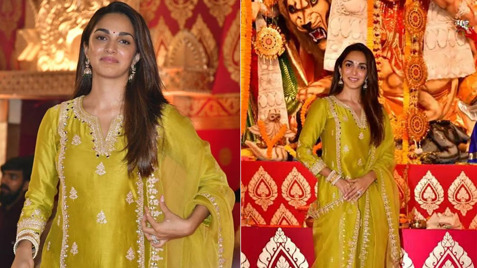Kiara Advani's Lemon Green Suit