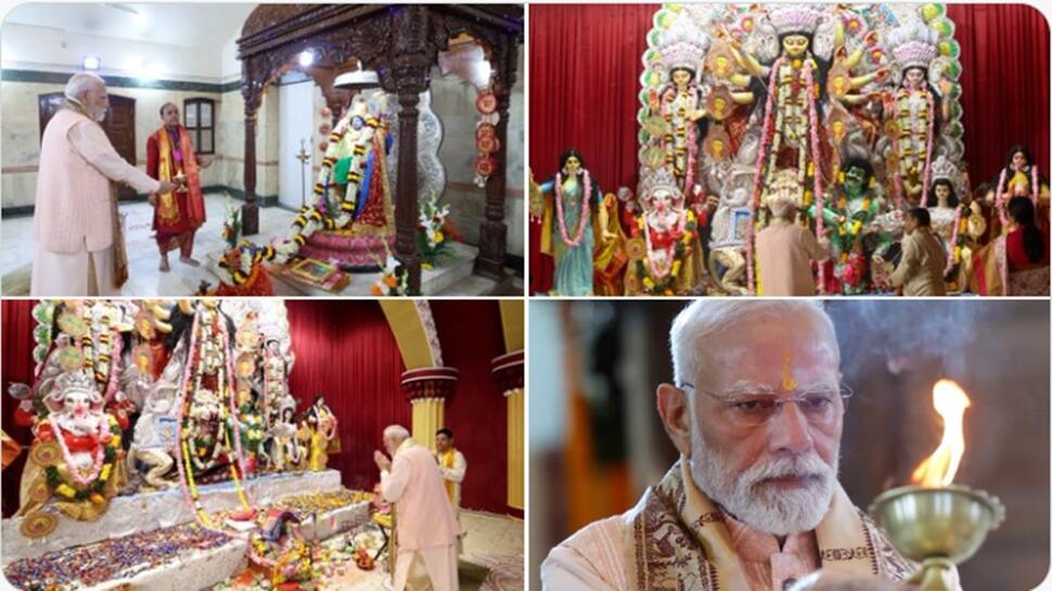 Eyeing Bengal From Delhi: PM Modi Celebrates Durga Puja In Delhi’s CR Park