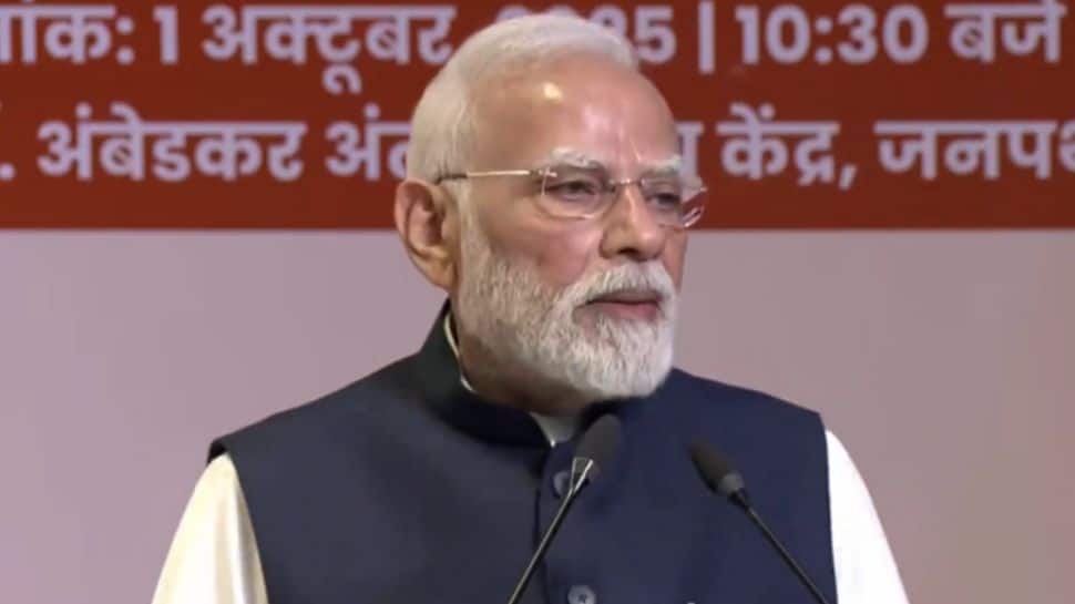 PM Modi Addresses RSS Centenary Event In Delhi, Marks Organisation`s 100th Year