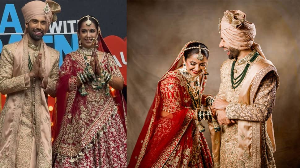 Balika Vadhu Actress Avika Gor Marries Milind Chandwani On Pati Patni Aur Panga's Set, Their FIRST Bridal Shoot Pics OUT!