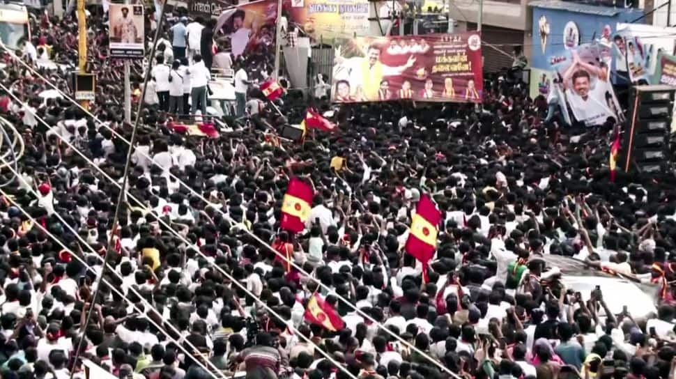 TVK Puts Vijay’s Statewide Tour On Hold After Karur Stampede