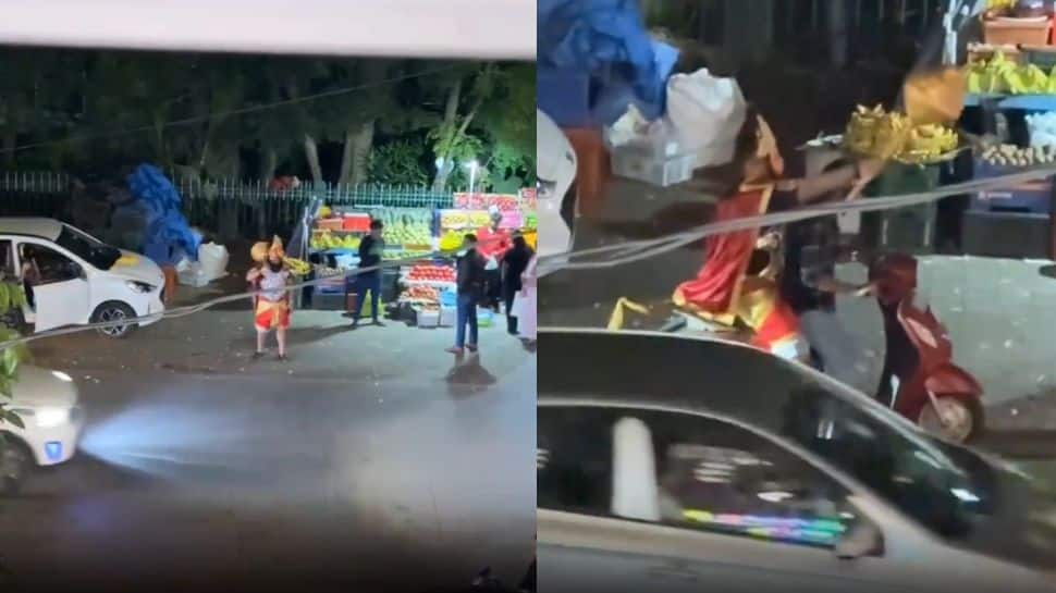 `Lord Hanuman` Takes Rapido To Reach Ramlila Ground On Time; Internet Reacts | Watch Video