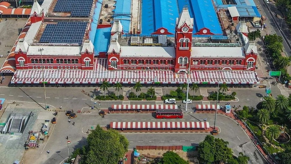 4. Chennai Central Railway Station (Tamil Nadu)