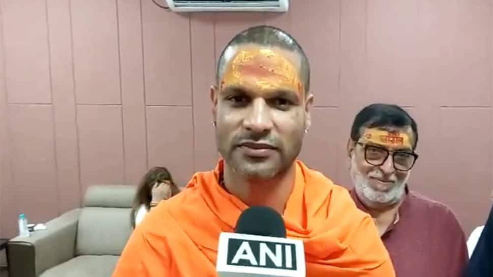 Inside Shikhar Dhawan’s Spiritual Visit To Mahakaleshwar Temple For Bhasma Aarti