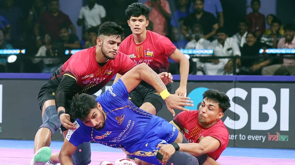 PKL 12: Bengaluru Bulls Earn Revenge Over Tamil Thalaivas, Seal 33-29 Win In A Thriller