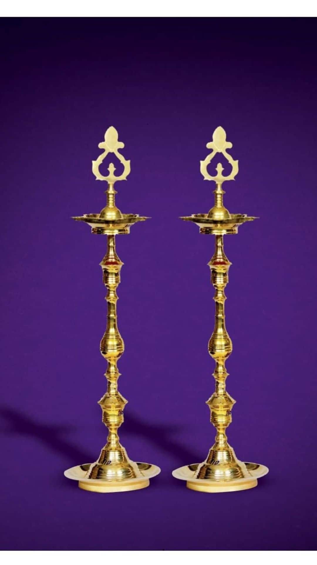 Puyangam Brass Kuthu Vilakku (20 Inch)