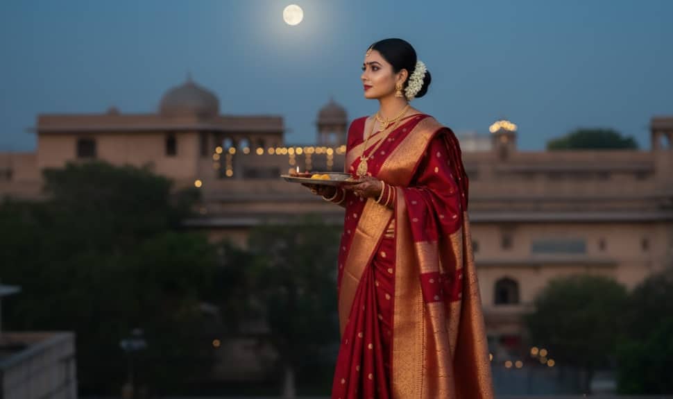 Sarees for Women: Elegant Silk & Georgette Styles to Flaunt this KarwaChauth Sarees for Women: Elegant Silk & Georgette Styles to Flaunt this KarwaChauth