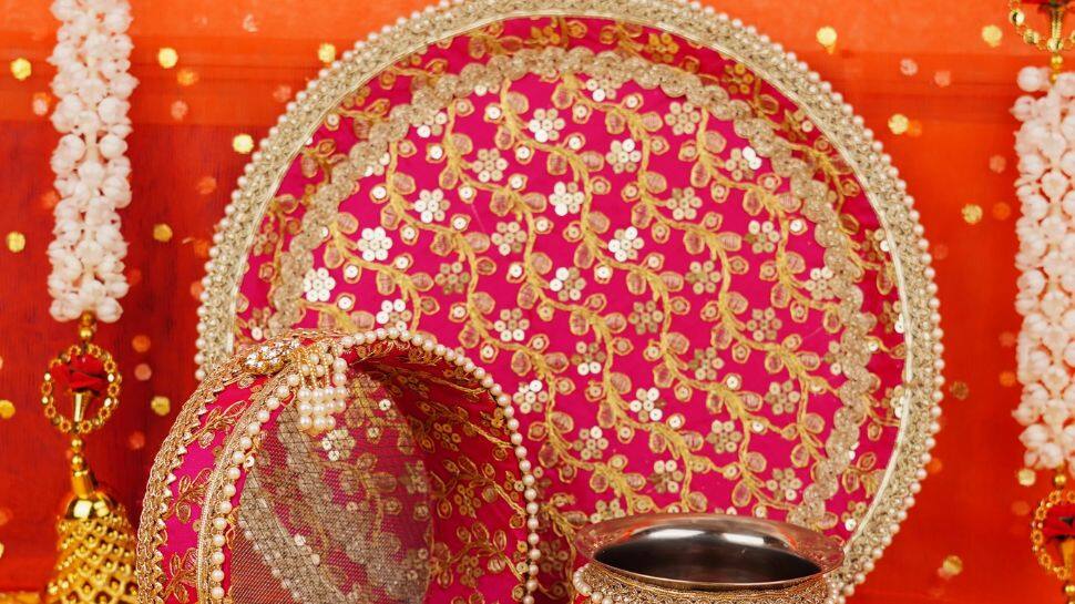 Glitter and Ribbon Thali Glitter and Ribbon Thali