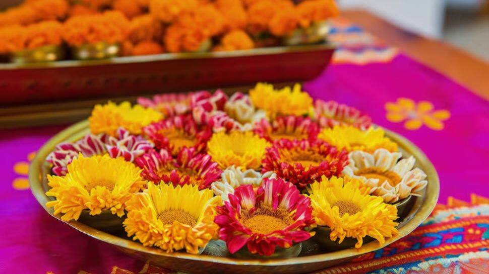 Flower Decoration Thali Flower Decoration Thali
