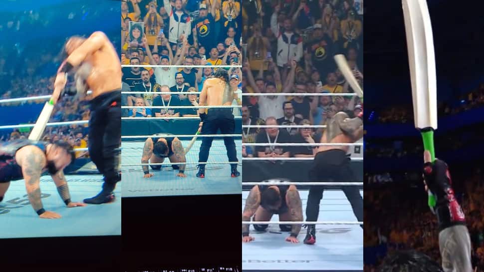 देखें – WWE का क्रिकेट से मिलन: रोमन रेंस ने WWE क्राउन ज्वेल में प्रतिद्वंद्वी को हराने के लिए क्रिकेट बैट का इस्तेमाल किया, कमेंटेटर ने कहा: ‘बिल्कुल स्टीव स्मिथ की तरह
