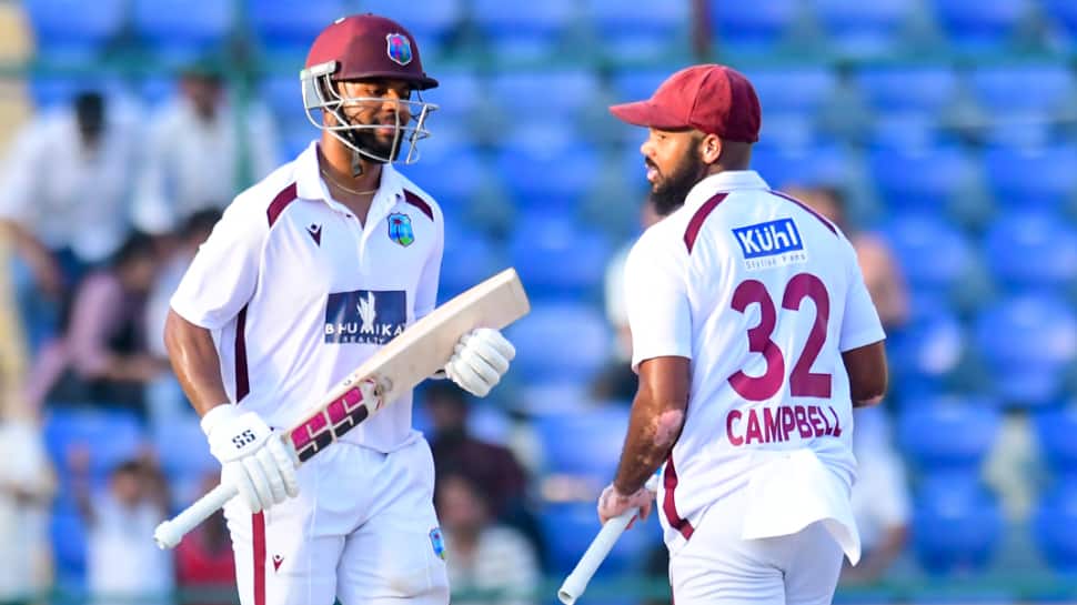 दूसरा टेस्ट, दिन 3: जॉन कैंपबेल और शाई होप ने अर्द्धशतक लगाया, वेस्टइंडीज ने वापसी की और स्टंप्स तक भारत से 97 रन पीछे
