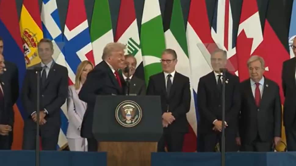 Trump Praises India, PM Modi In Front Of Shehbaz Sharif; Pakistan PM Stunned | WATCH