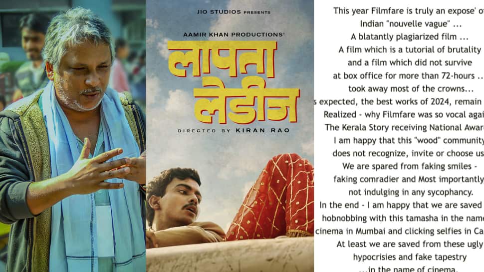 Sudipto Sen Slams Filmfare Awards 2025, Calls It 'Tamasha In The Name Of Cinema' After Laapataa Ladies Wins Big