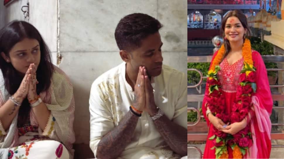Avneet Kaur Spotted With Suryakumar Yadav And Wife At Mahakal Temple, Sparks Social Media Buzz
