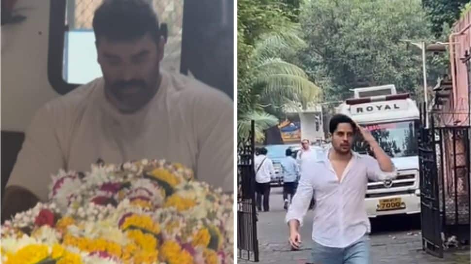 Pankaj Dheer Funeral: Son Nikitin Breaks Down; Sidharth Malhotra, Mika Singh, And Mahabharat Co-Stars Pay Their Last Respects