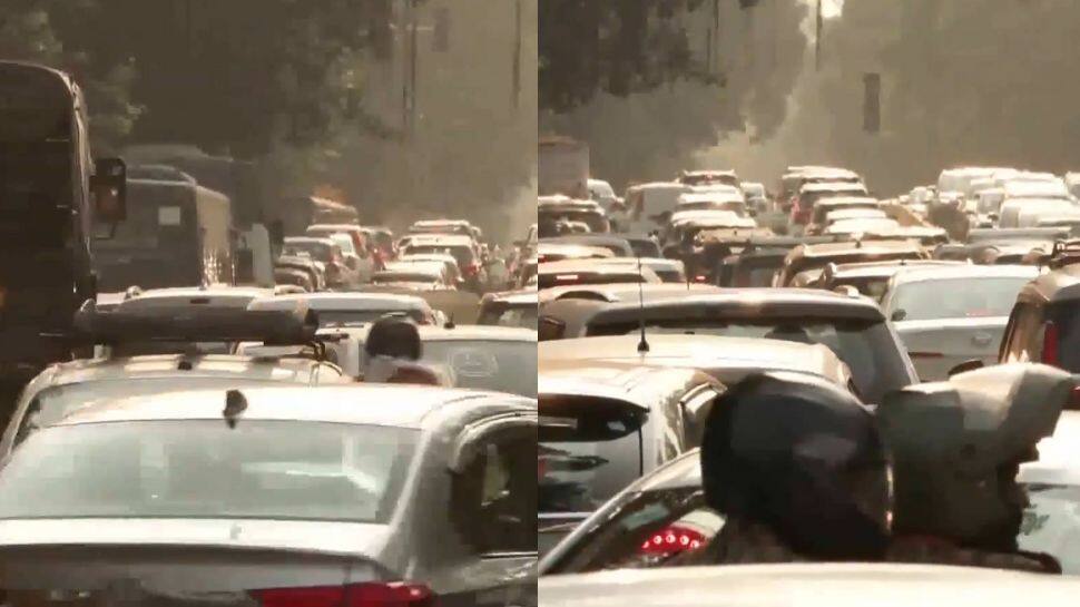 Delhi Traffic: National Capital Witnesses Heavy Traffic Congestion Amid Diwali Rush | Watch Video