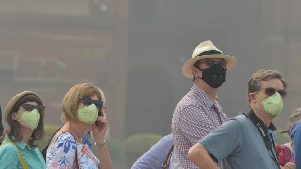 Delhi AQI Today: National Capital`s Air Quality Remains `Poor` Ahead Of Diwali | Visuals