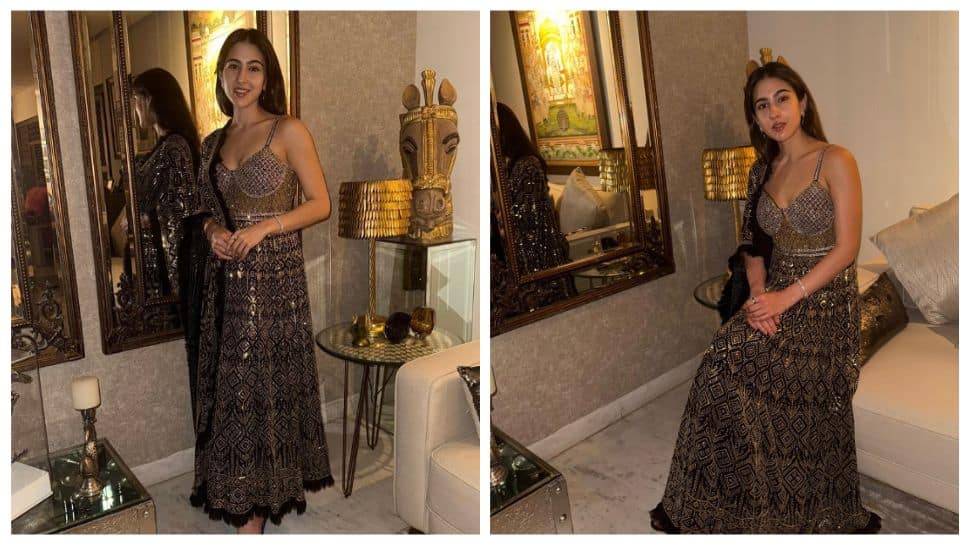 Sara Ali Khan Radiates Festive Glow In Abu Jani-Sandeep Khosla Outfit, Shares Diwali Wish In Her Signature Poetic Style