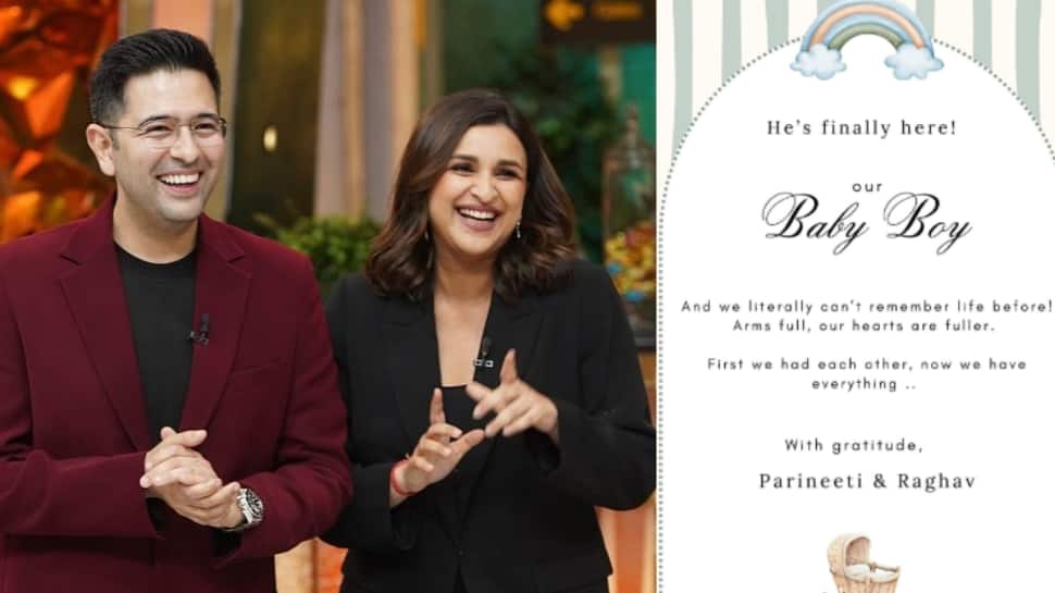 Parineeti Chopra and Raghav Chadha Joyfully Welcome Baby Boy - SEE POST