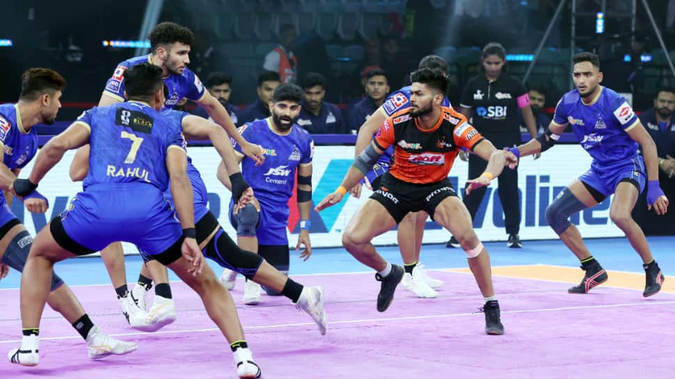 PKL 12: U Mumba Hold Nerves In Thrilling Tie-Breaker Against Haryana Steelers, Qualify For Top Eight